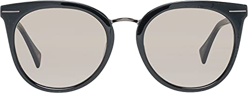 Yohji Yamamoto 5023-462-54-18-145 Gafas de sol de marco de plástico ámbar para mujer