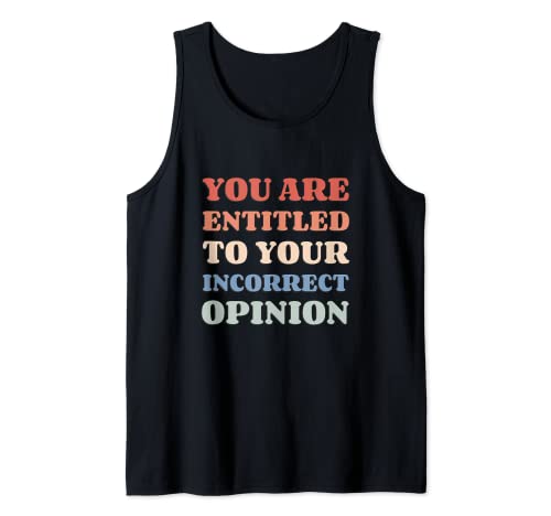 Your Opinion - Funny Quote - Sarcastic Camiseta sin Mangas