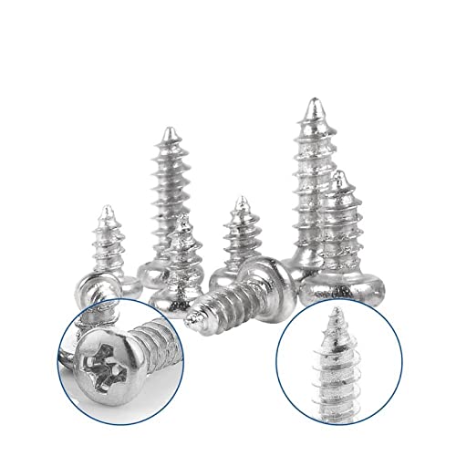 YUXINYUAN Tornillos de unión 1800 unids/Set Gafas Tornillos Tornillos de teléfono Pan PUBLICACIÓN Redonda DE Tornillo DE Tornillo M1 M1.2 M1.4 M1.5 M1.7 Pequeño Mini Kit de Tornillo eléctrico