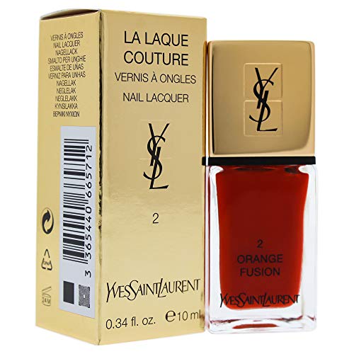 Yves Saint Laurent - La Laque Couture Nº 2 Orange Fushion - Esmalte de uñas