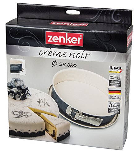 Zenker 7812 Noir Spring Forma, Acero, Antracita/Crema, 29 x 29 x 7 cm