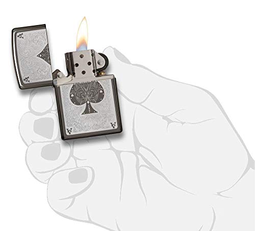 Zippo Ace Lighter - Mechero, Color Negro