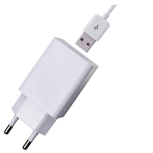 ZLONXUN Cargador de 2 Paquetes - Adaptador de Enchufe de Carga USB (5V / 2A) - Compatible con iPhone Samsung Huawei Xiaomi Nokia, Tableta, Lector electrónico, Auriculares,Consola Juegos