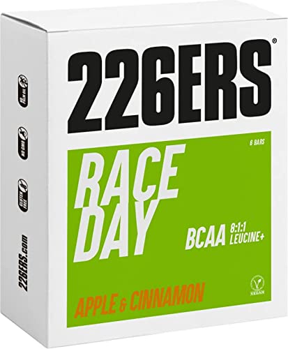 226ERS Box Race Day Bar - Barritas Energéticas Bcaa 6 Barritas X 40 Gr Sabor Manzana-Canela