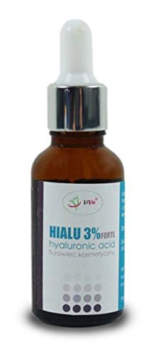 3% de ácido hialurónico en la piel de la cara, el pelo, la solución de ácido hialurónico en forma de un gel, hidratantes, suavizantes, reafirmante, reducción de las arrugas, 30ml