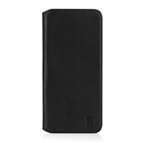 32nd Classic Series 2.0 - Funda Tipo Libro de Piel Real para Google Pixel 4 XL, Carcasa de Cuero Premium diseñada con Cartera, Cierre Magnetico y Soporte Integrado - Negro