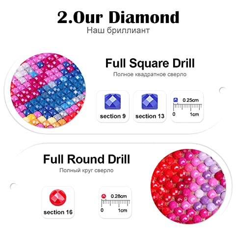 5D Diamond Painting Kit Herramientas de peluquería,Adultos Niños DIY Diamond Painting Taladro Completo rhinestone Bordado Punto de Cruz Pinturas Artes Para Decoración de la Pared del Hogar regalo