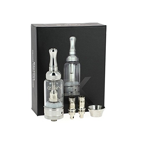 5ml Aspire Nautilus Circulación De Aire Ajustable BDCC Vidrio Pyrex Transparente Cartomizador