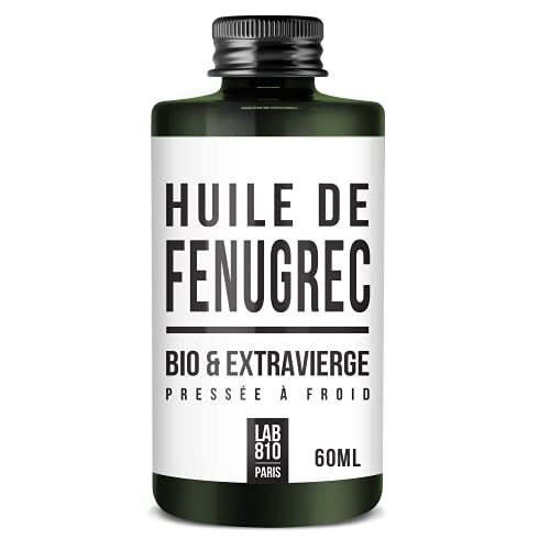 ACEITE BIO DE FENOGRECO 100% Puro y Natural, Prensado en Frío y Extra Virgen. Ayuda a aumentar el busto (60ml)