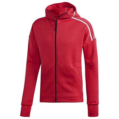 adidas M Zne HD FR Chaqueta con Capucha, Hombre, Rojo (Escarl/Blanco), S