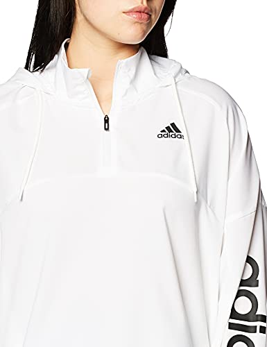 adidas W AT WB Cortavientos, Mujer, Blanco/Negro, XS