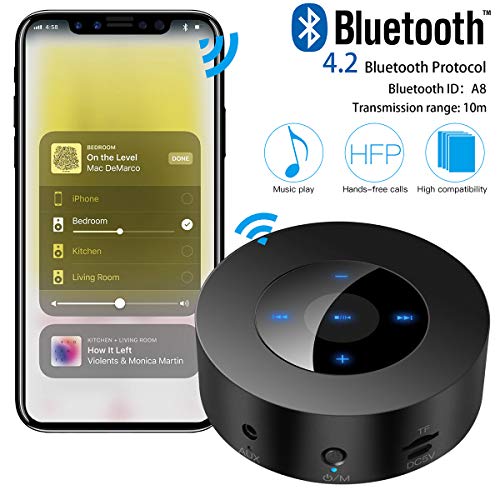 Altavoz inalámbrico con Bluetooth, AICase Altavoz Bluetooth Portatiles (A8, Negro)