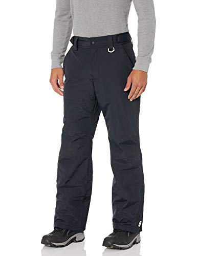 Amazon Essentials Water-Resistant Insulated Snow Pant Pantalones de Nieve, Negro, S