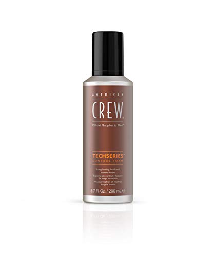 American Crew Techseries Espuma De Control Y Fijación De Larga Duracion - 200 ml.