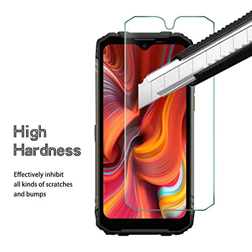 AOKUMA Protector de Pantalla para Doogee S96 Pro, [2 Unidades] Cristal Templado para Doogee S96 Pro Fácil Instalación, Sin Burbujas, Alta Definicion, 9H Dureza, Anti-Arañazos