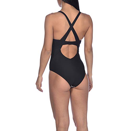 Arena W Cradle Back One Piece Bañador Bodylift Mujer Viola Copa B, Black, 46