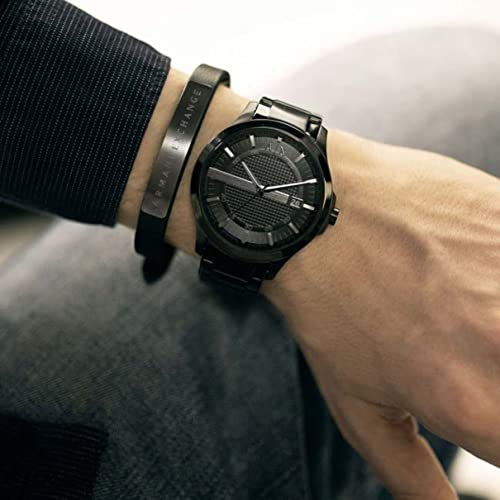 Armani Exchange Reloj Analógico para Hombre de Cuarzo con Correa en Acero Inoxidable AX7101