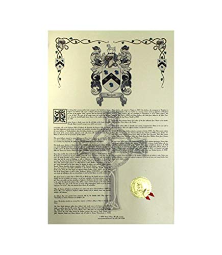 Arnette escudo de armas, Escudo del familia y nombre historia – Celebración Scroll 11 x 17 vertical – Inglaterra origen