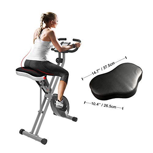 ATIVAFIT - Bicicleta estática Plegable magnética Vertical, Asiento Grande