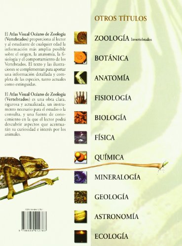 ATL.VISUAL ZOOLOGIA-VERTEBRADOS: Obra a todo color, de fácil consulta y gran valor didáctico (Atlas visuales Océano)