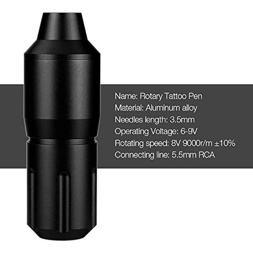 ATOMUS Rotary Tattoo M¨¢quina Con RCA Cord 9000r/m Profesional Shader Liner Espacio De Aluminio Tattoo Motor Pen cartucho Pen para Tattoo artistas