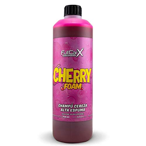 AutoFullCar - Cherry Foam Champú Cereza Activo Super Brillo FullCarX Agradable Aroma de Cereza