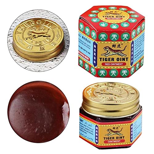 Bálsamo De Tigre Rojo 20g | Red Tiger Ointment Ungüento Natural Medicinal Tradicional Chino para el Alivio del Dolor Muscular