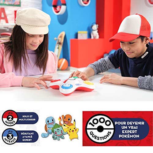 Bandai- Pokemmon-Dresseur Quiz - Juego electrónico Interactivo con Habla Francesa, ZZ20110