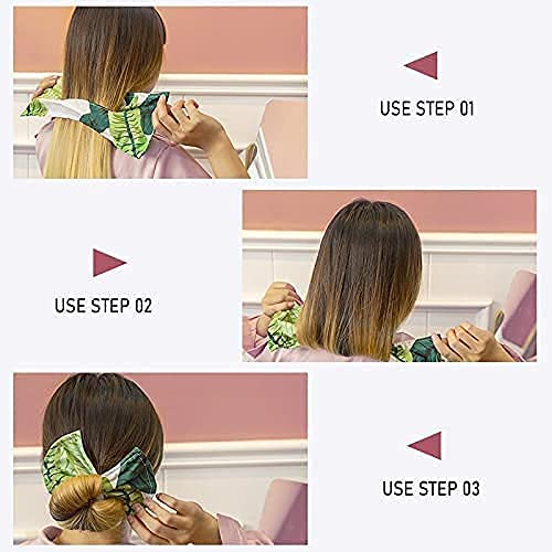 Bandas para el cabello de moda de 6 colores, diadema de alambre anudado de verano para mujer, pinza mágica de tela multicolor con clase, pinza de peinado con giro francés (Tricolor 1)