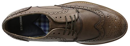 Ben Sherman Patrick B, Zapatos de Cordones Brogue para Hombre, Brown (Cow Burnish Brown), 41