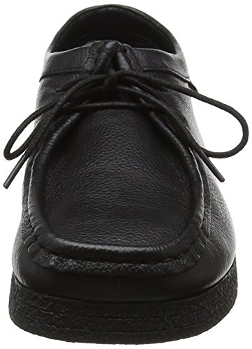 Ben Sherman Quad Youth, Zapatos de Cordones Derby Hombre, Black, 39 EU