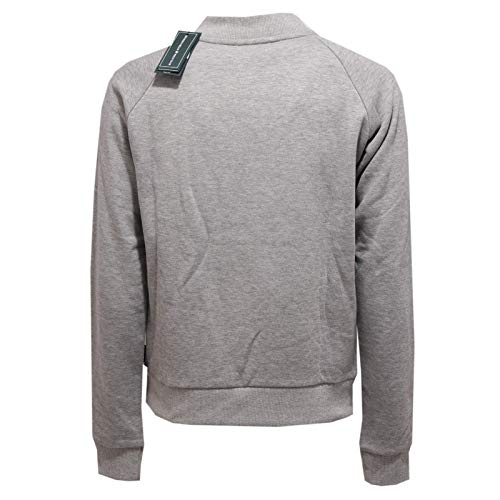 Beverly Hills Polo Club 4049K Felpa uomo Grey Mid Zip Sweatshirt Man [L]