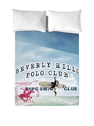 Beverly Hills Polo Club Hawaii 2 135/140 (Queen), Azul, Cama 135 (210 x 270 cm + 45 x 155 cm)