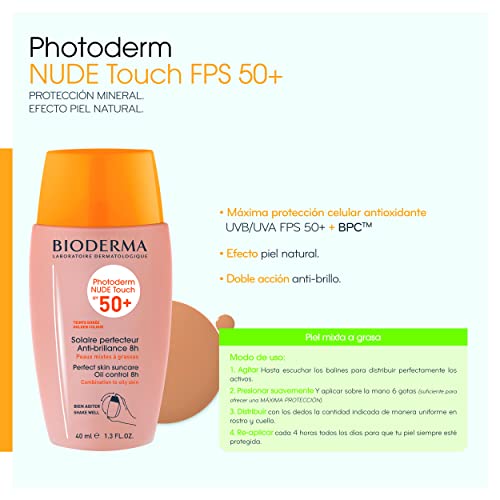 Bioderma Bioderma Nude Touch Spf50+ Doree 40Ml 40 ml