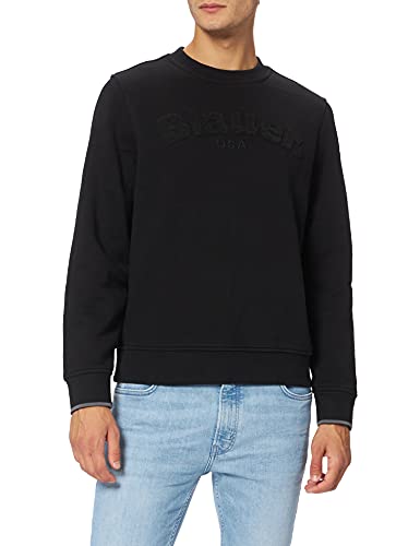 Blauer Felpa Girocollo Sudadera, 999 Nero, M para Hombre