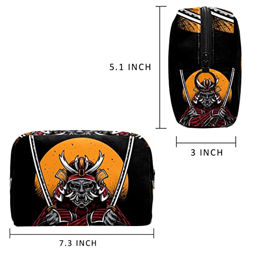 Bolsa De Maquillaje Samurai Estuche Organizador De Gran Capacidad De Maquillaje De Neceser De Viaje