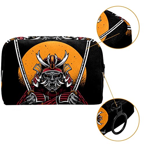 Bolsa De Maquillaje Samurai Estuche Organizador De Gran Capacidad De Maquillaje De Neceser De Viaje