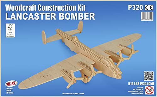 Bombardero de Lancaster QUAY de artesanía en Madera Kit de construcción FSC