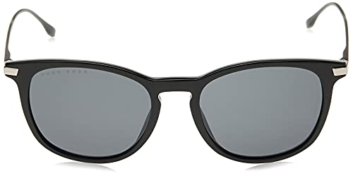 BOSS Hugo 0987/S Gafas, Black/GY Grey, 53 Hombres