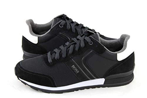 BOSS Parkour_Runn_nymx2, Zapatillas Hombre, Black3, 43 EU