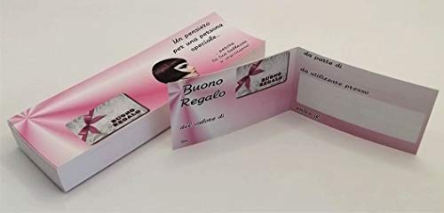 Buoni regalo para peluquería, tarjetas de regalo, plegables – BPO11001 (100)