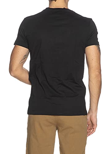 Calvin Klein Jeans Paquete de 2 Camisetas Delgadas Camisa, Bright White/Black Beauty, M para Hombre