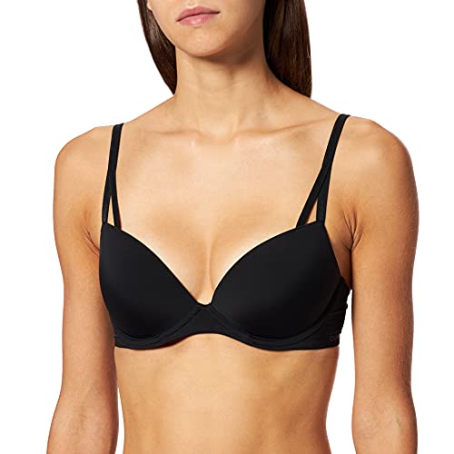 Calvin Klein Lift Sujetador Demi, Black, 90B para Mujer