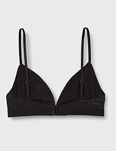 Calvin Klein Triangle Bra Sujetador, Pvh Black, 12-14 Años para Niñas