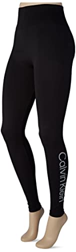 Calvin Klein Women's Seamless Legging 1 Pack Leggings, Negro, M para Mujer