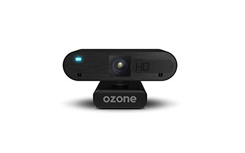 Camara Web Ozone Livex50 - Diseñada para Gaming - Webcam 1080p, 30fps, 2 Microfonos, Autofocus, USB, Negro