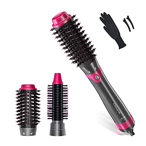 Cepillo Secador de Pelo, Chimpuk 5 en 1 Combinaci¨®n de Cepillo de Aire Caliente y Voluminizador, Cepillo Secador de Iones Negativos para Secar, Alisar y Rizar para Todo Tipo de Cabello