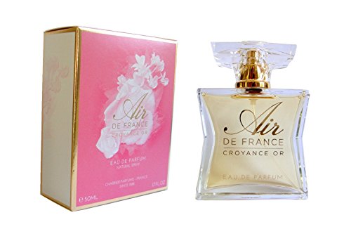 Charrier Parfums"Air De France Croyance Or", Eau De Parfum Natural Spray, Rosa, Fruité, 50 Mililitro