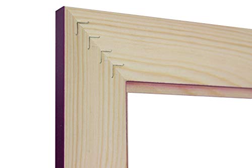 Chely Intermarket, Espejo de Cuerpo Entero 35x100cm (43x108cm) Morado/Mod-146, Ideal para peluquerías, Comedor, Dormitorio y oficinas. Fabricado en España. Material Madera.(146-35x100-4,15)