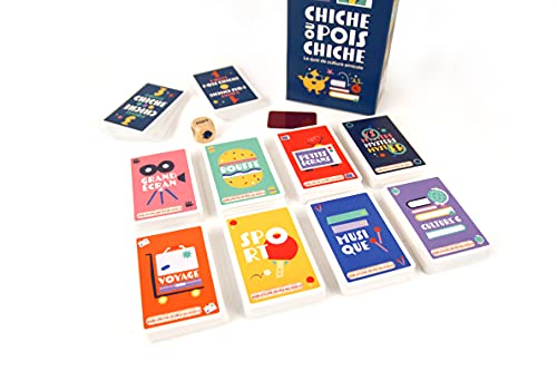 Chiche o lunares chiche – Le Quiz de Cultura Amicale – Juego de cartas – Juegos de mesa para fiestas en familia o Apéros entre amigos